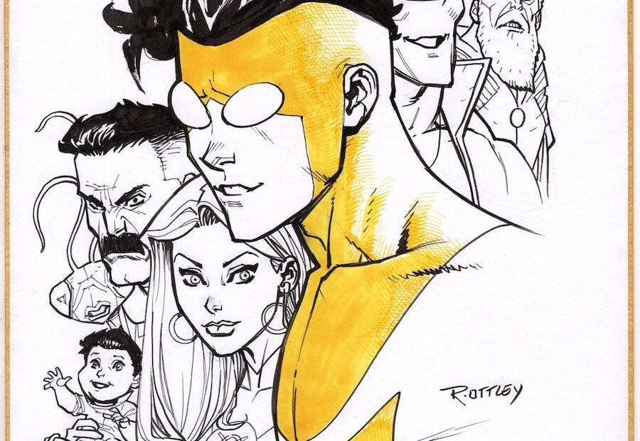 Felix Comic Art sketches drawings By Ryan Ottley