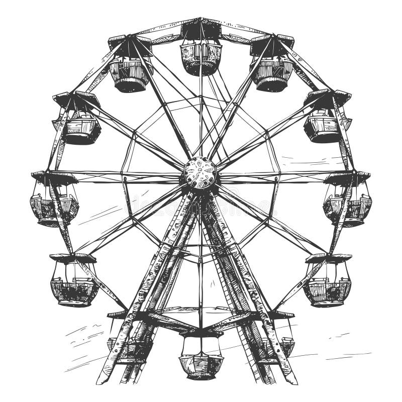 ferris wheel drawing