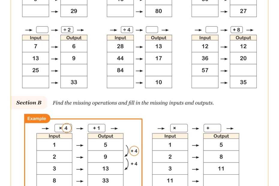 Find The Missing Functions Worksheet Fun And Engaging 8th Grade