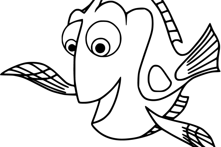 Finding Dory Coloring Pages 36 Free Printables ColoringAll