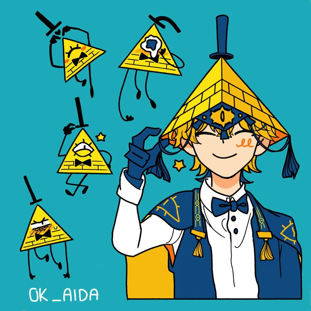 First Time Drawing Bill Cipher Gravity Falls Amino
