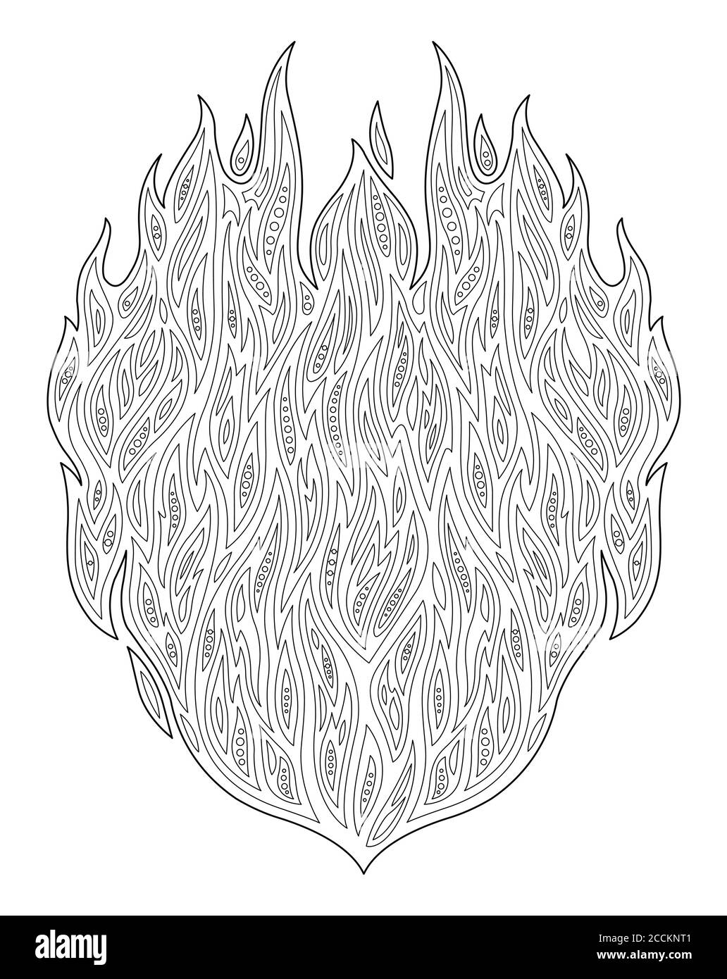 Flame Coloring Black And White Stock Photos U0026 Images Alamy