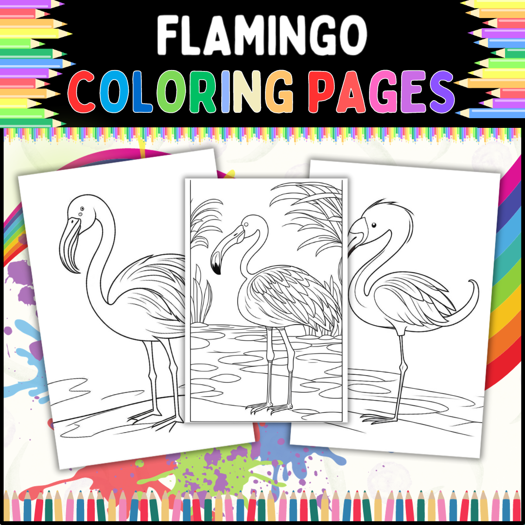 Flamingo Coloring Pages For Kids Easy Printable Flamingo Coloring Sheets Made By Teachers