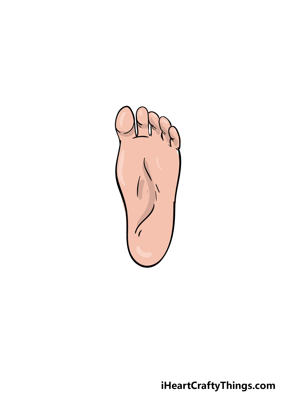 Foot Drawing How To Draw A Foot Step By Step