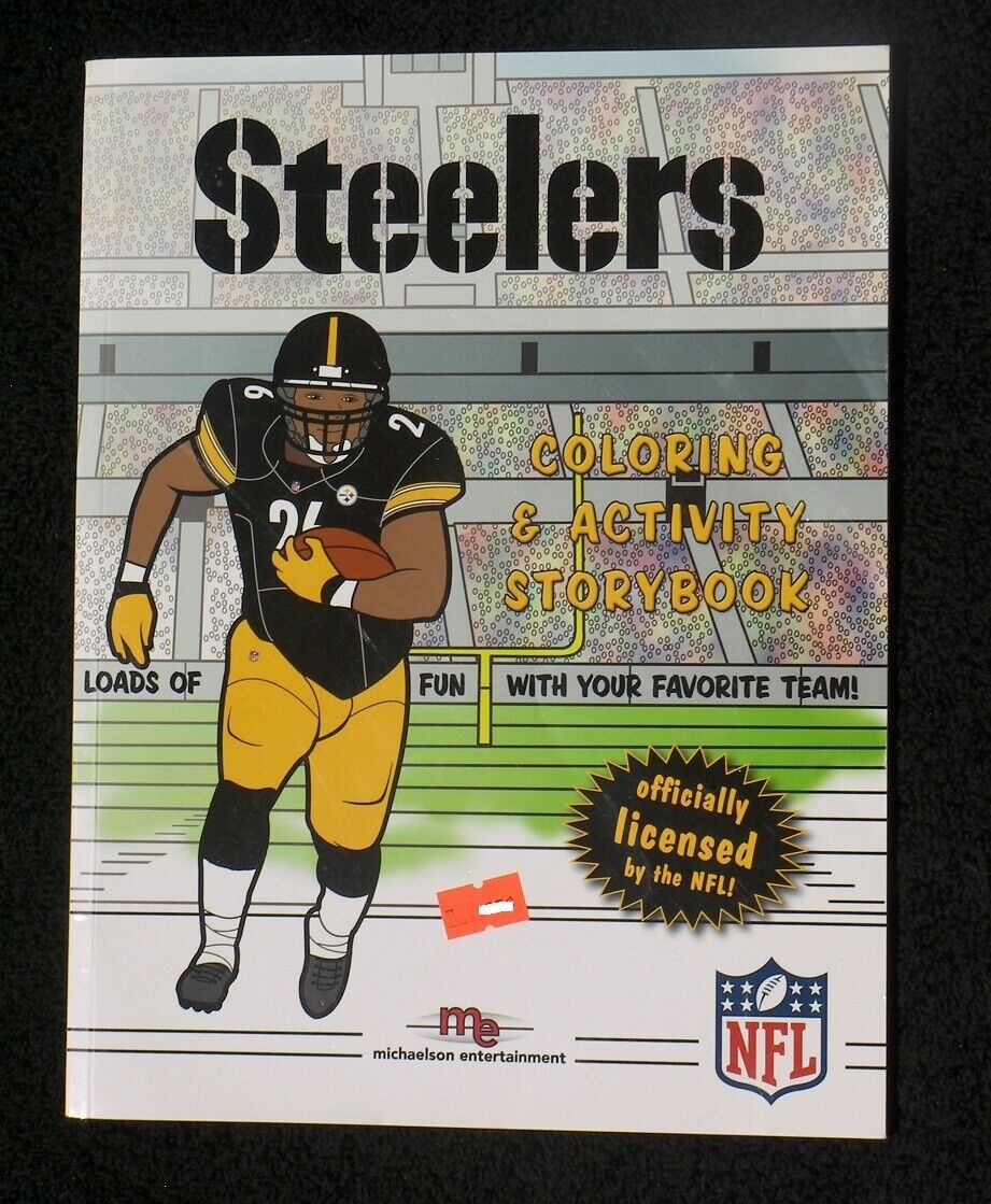 Football Pittsburgh Steelers Coloring U0026 Activity Storybook 2015