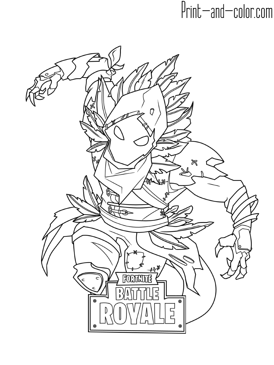 free coloring pages fortnite
