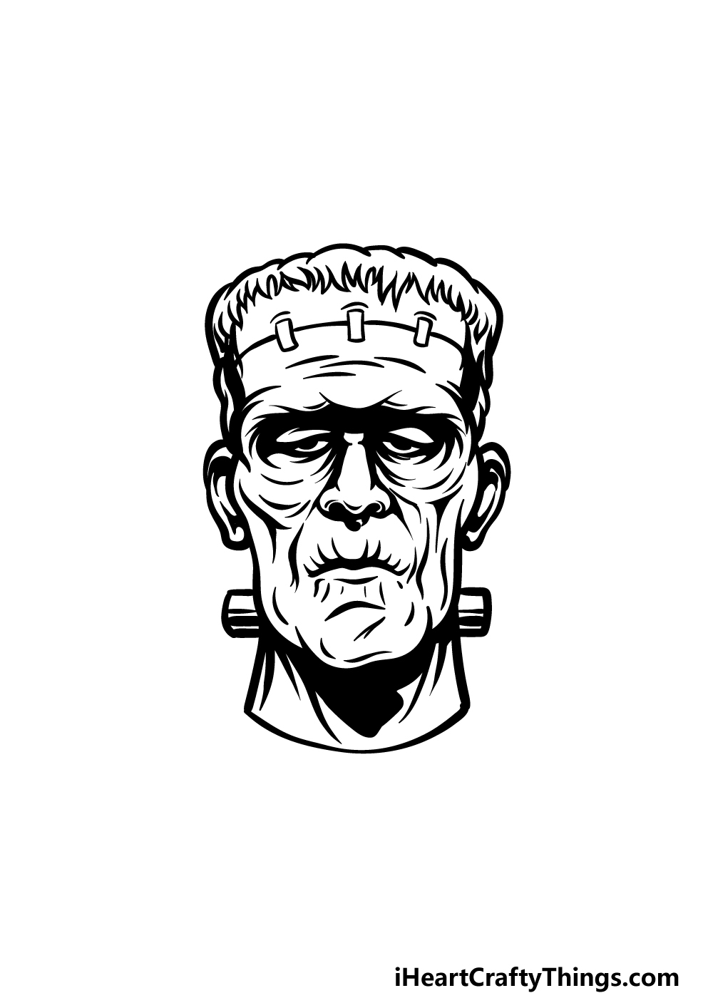 Frankenstein Drawing How To Draw Frankenstein Step By Step
