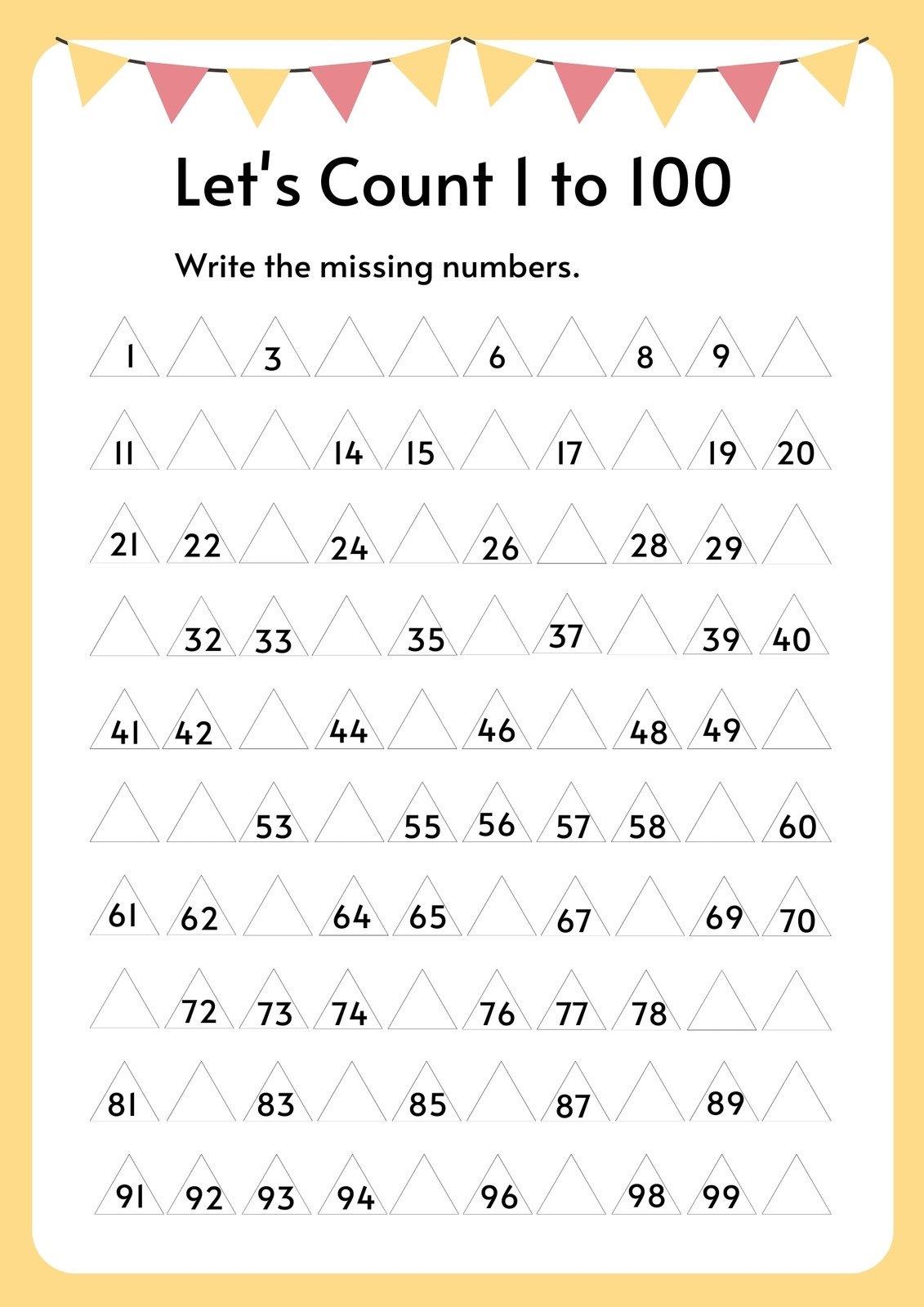 math worksheet for 1st grade