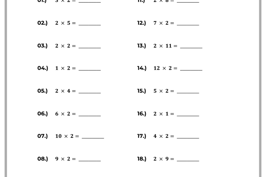 Free 2nd Grade Math Worksheets Printable W Answers Mashup Math