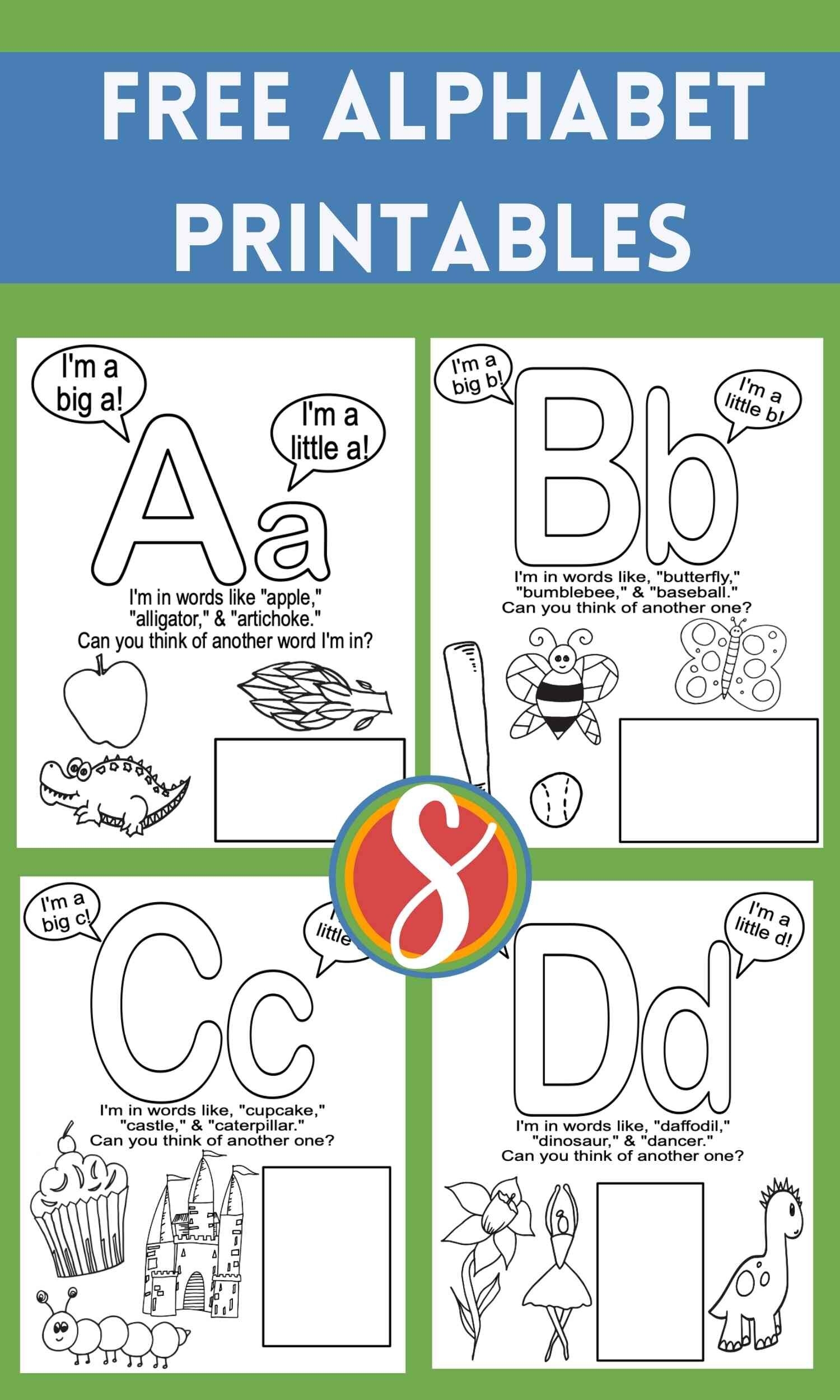 a b c coloring sheet
