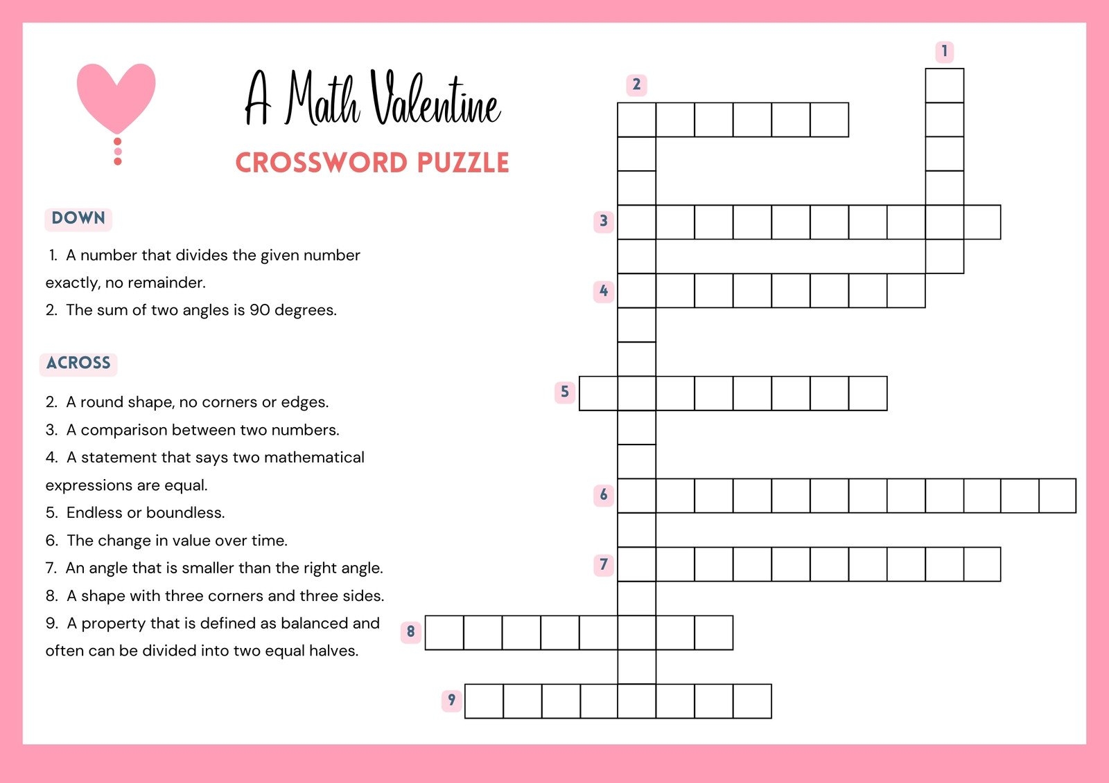 make your own crossword puzzles printable