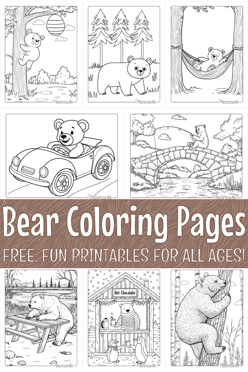 free printable smokey the bear coloring pages