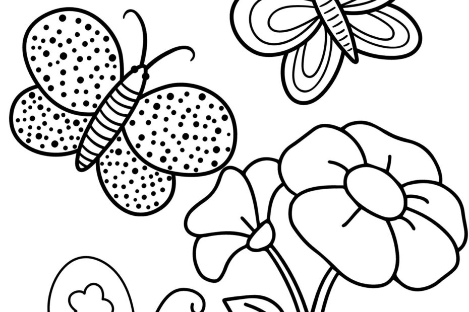 Free Butterfly Coloring Pages To Print Crafty Morning