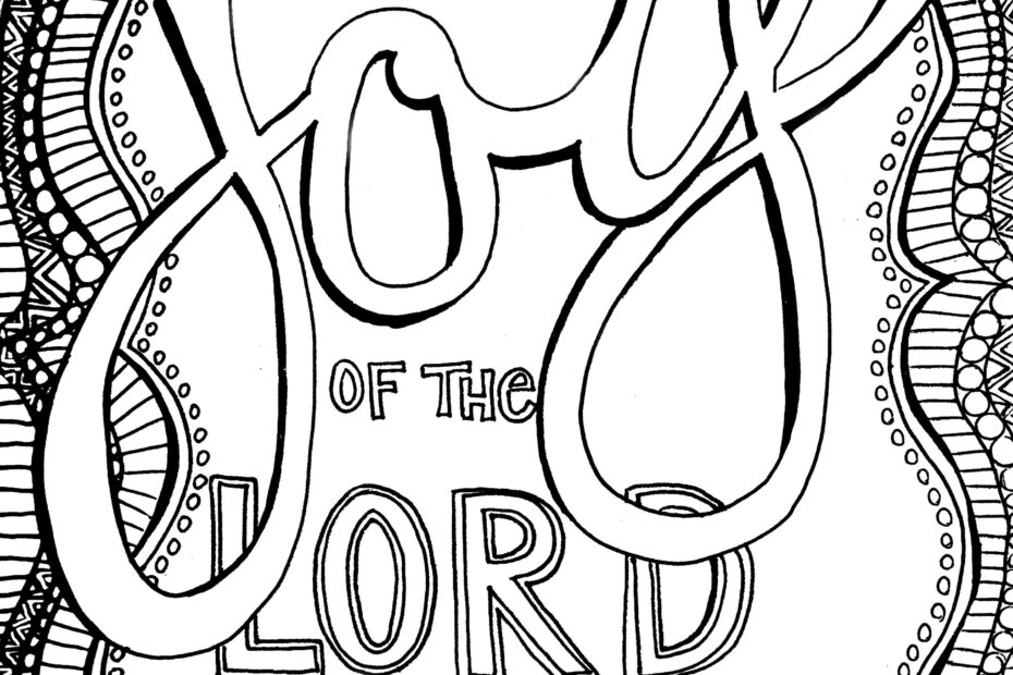 Free Christian Coloring Pages For Adults Roundup JoDitt Designs