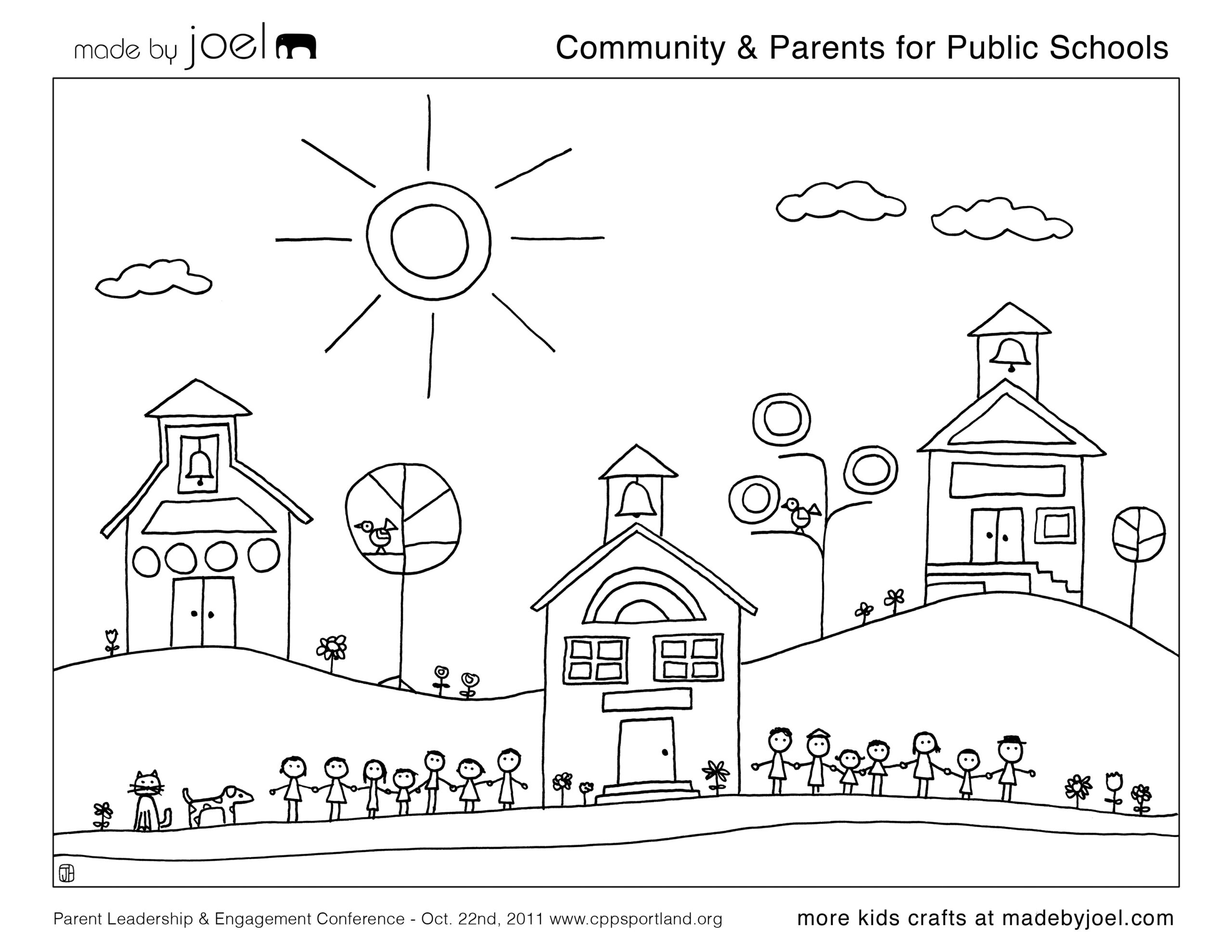 Free Coloring Sheets Made By Joel