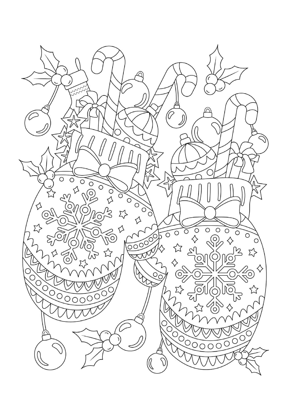 christmas colouring in hard