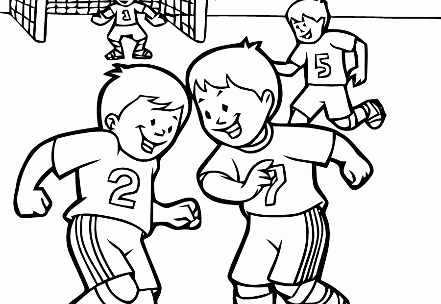 Free Football Coloring Download Soccer Coloring Pages
