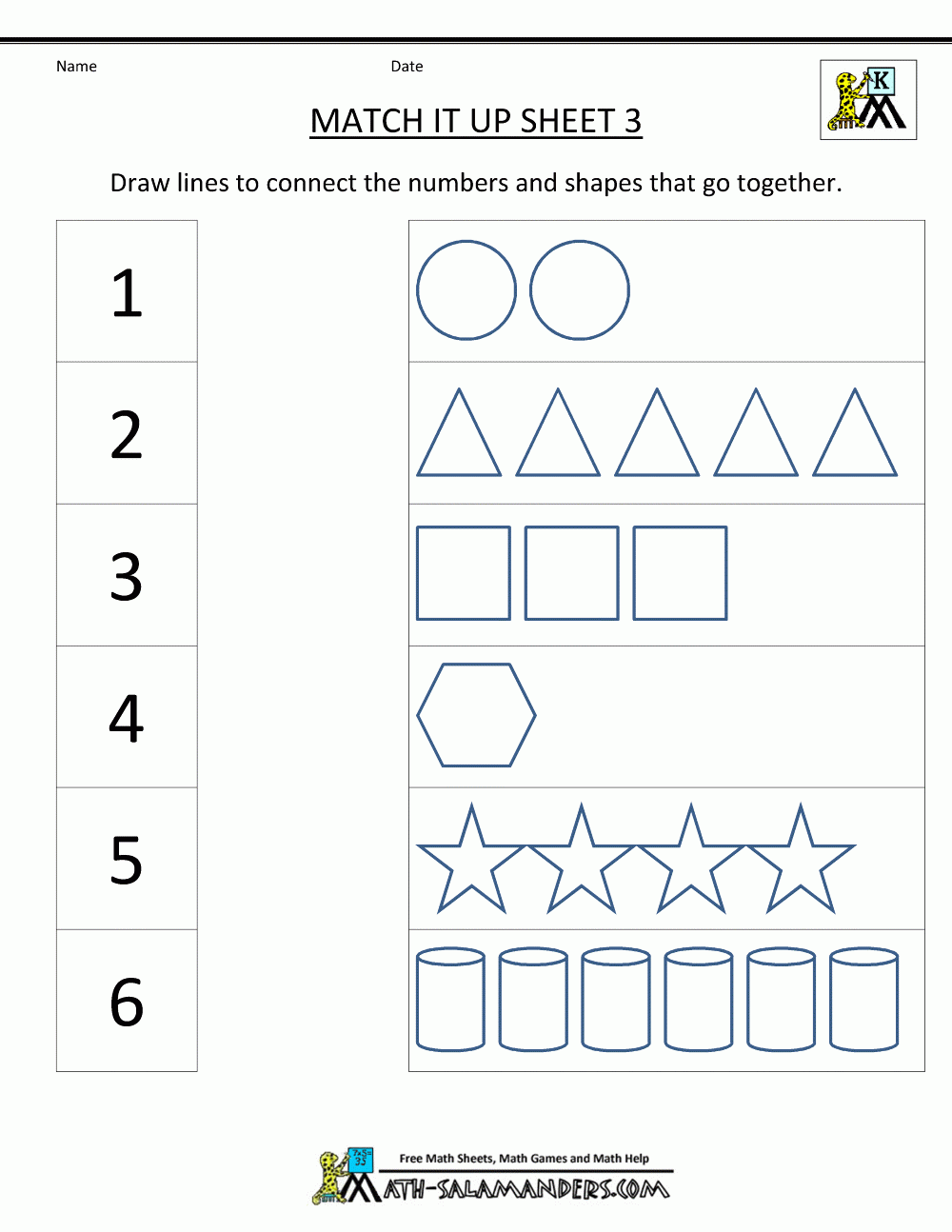 Free Preschool U0026 Kindergarten Simple Math Worksheets Printable Worksheets Library