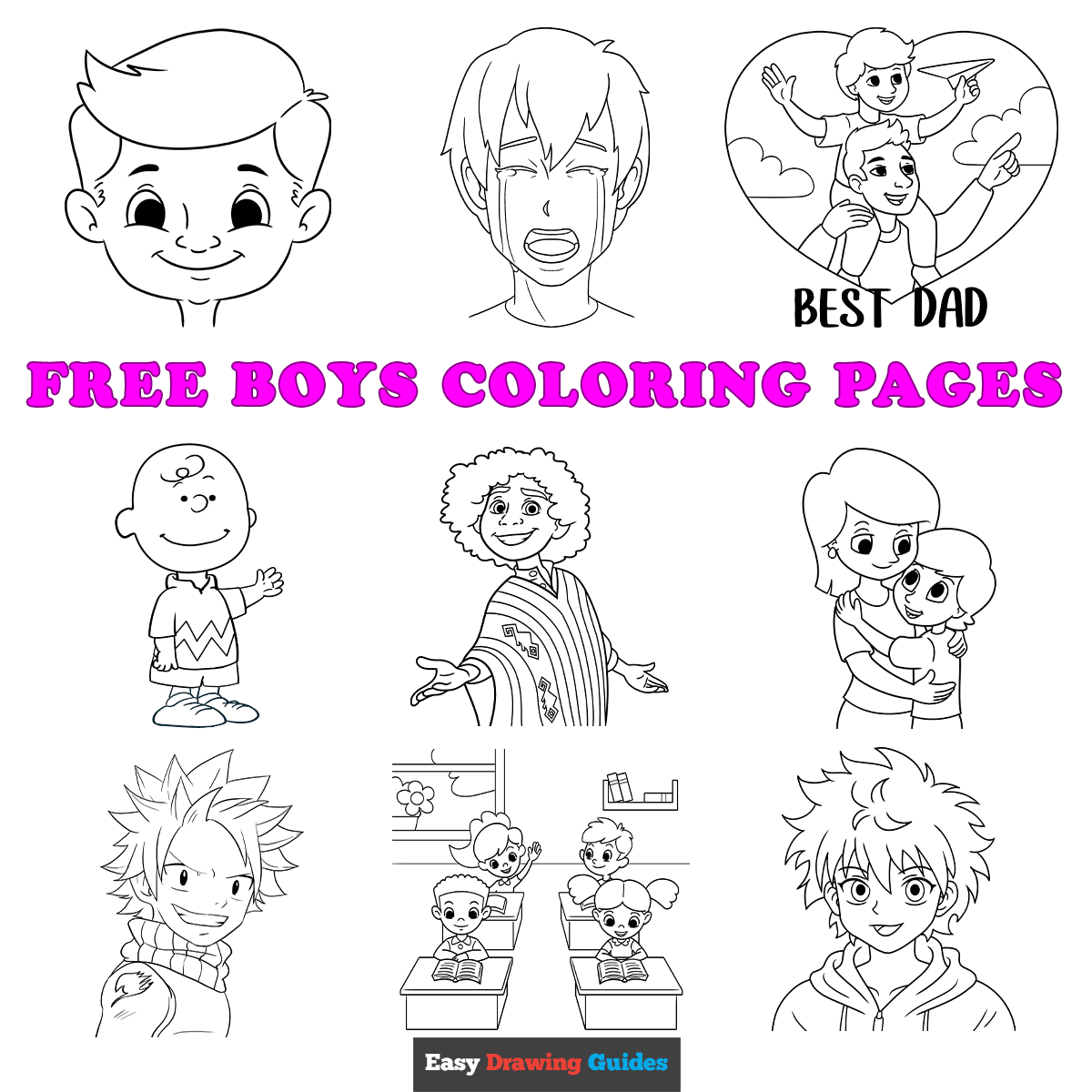 free coloring pages for teen boys