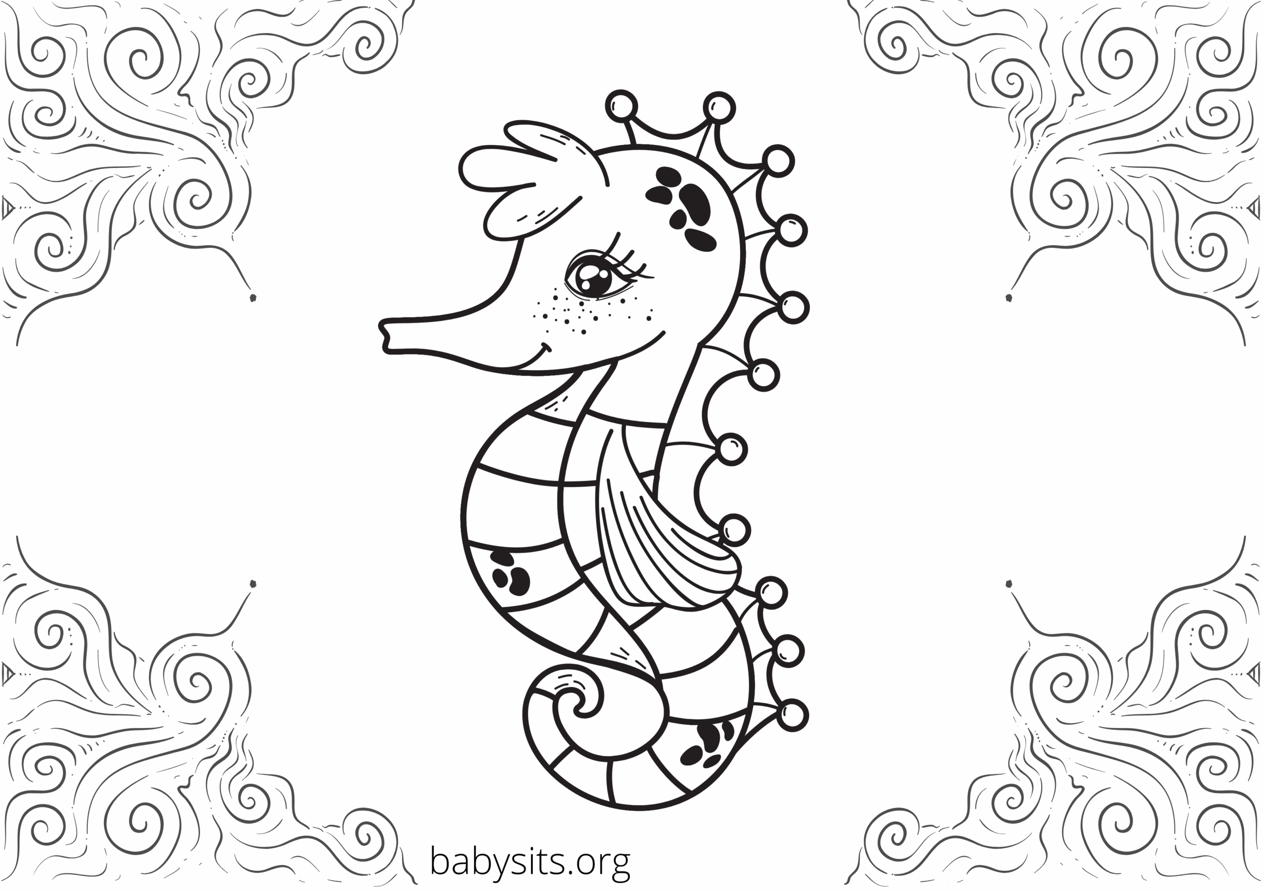 free coloring pages sea creatures