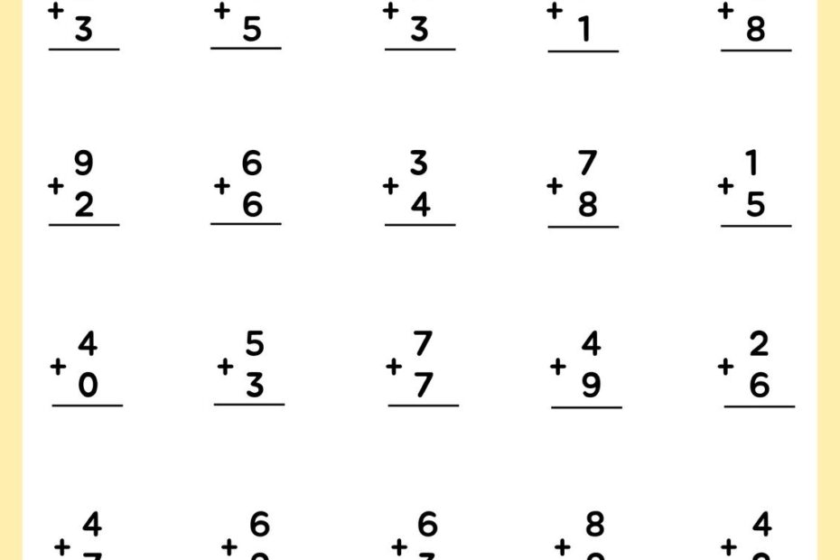 Free Printable Customizable Math Worksheet Templates Canva