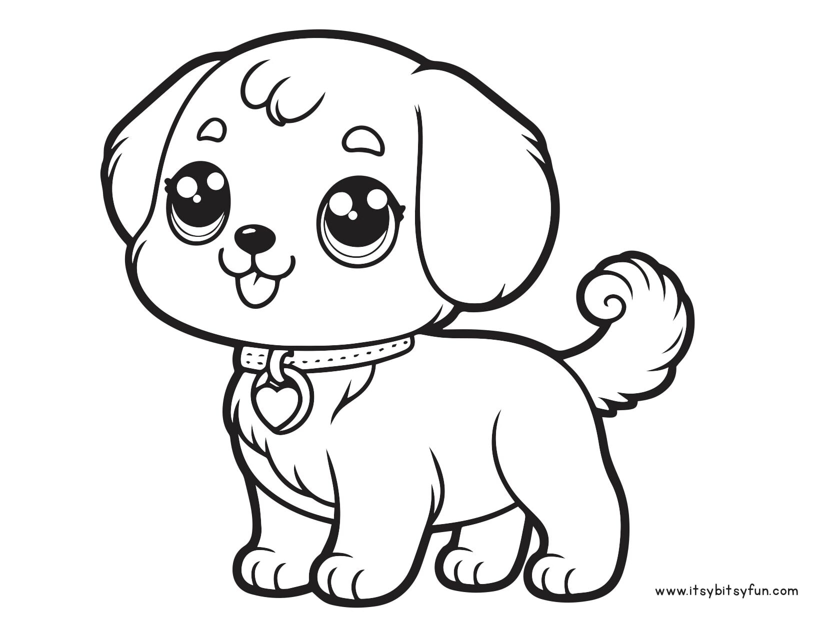 printable dog coloring pages