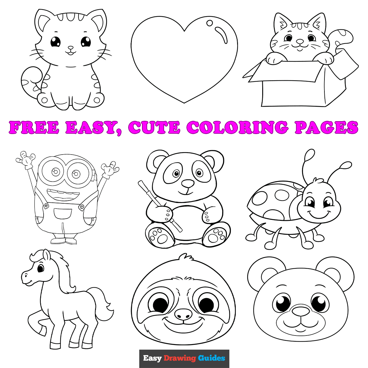 free basic coloring pages