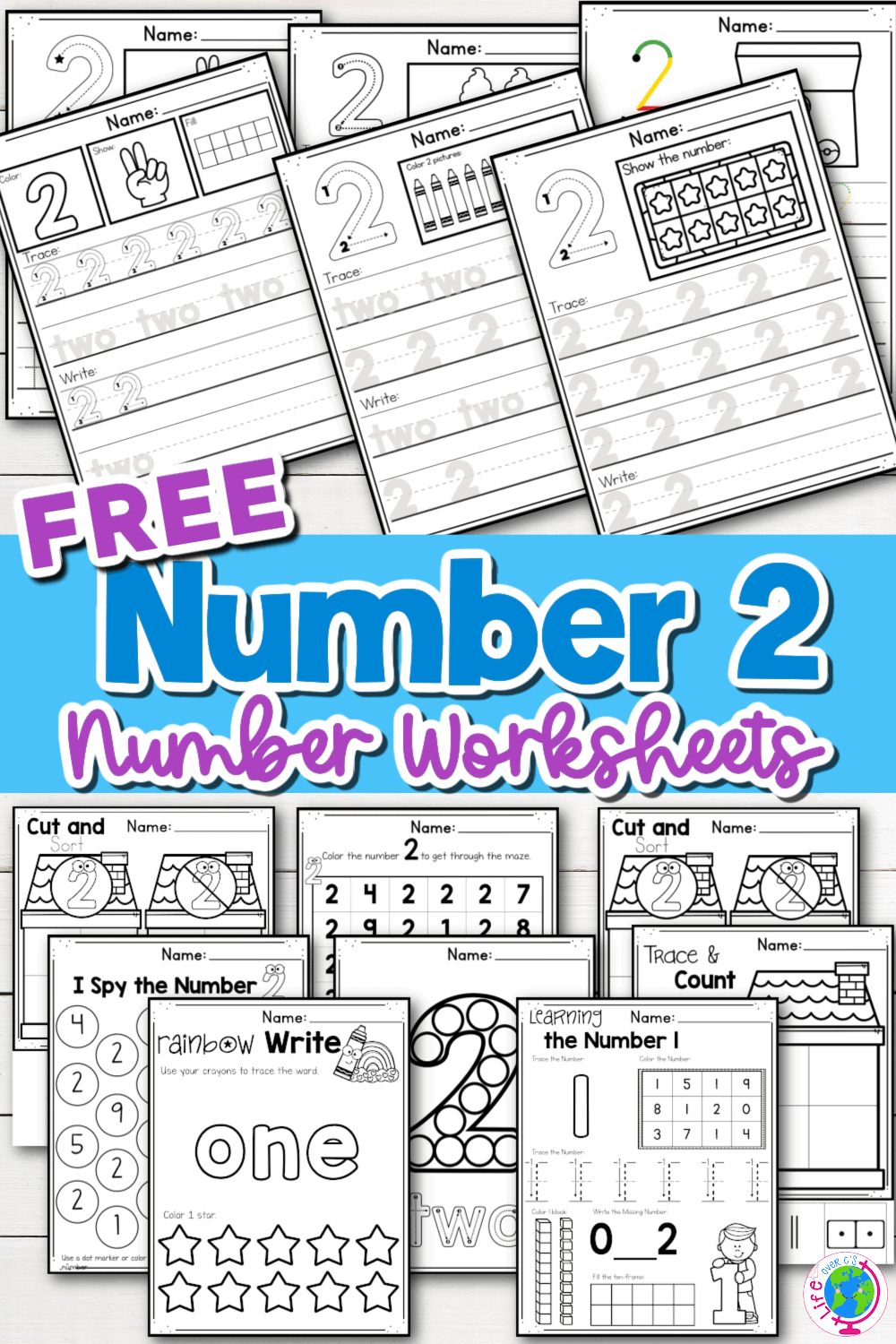 number 2 activity sheet