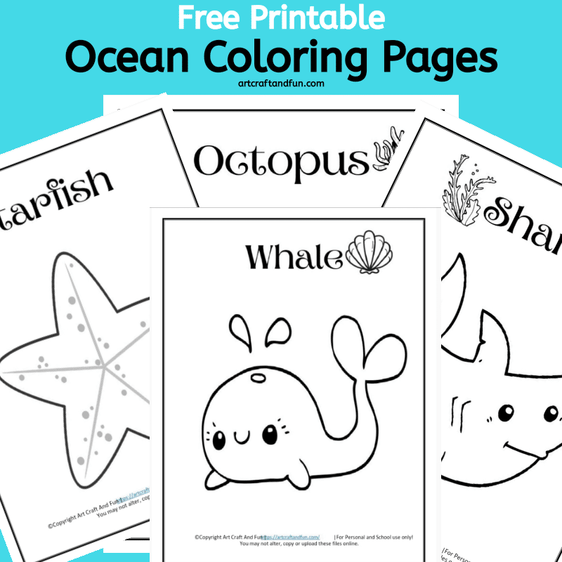 ocean coloring pages free printable