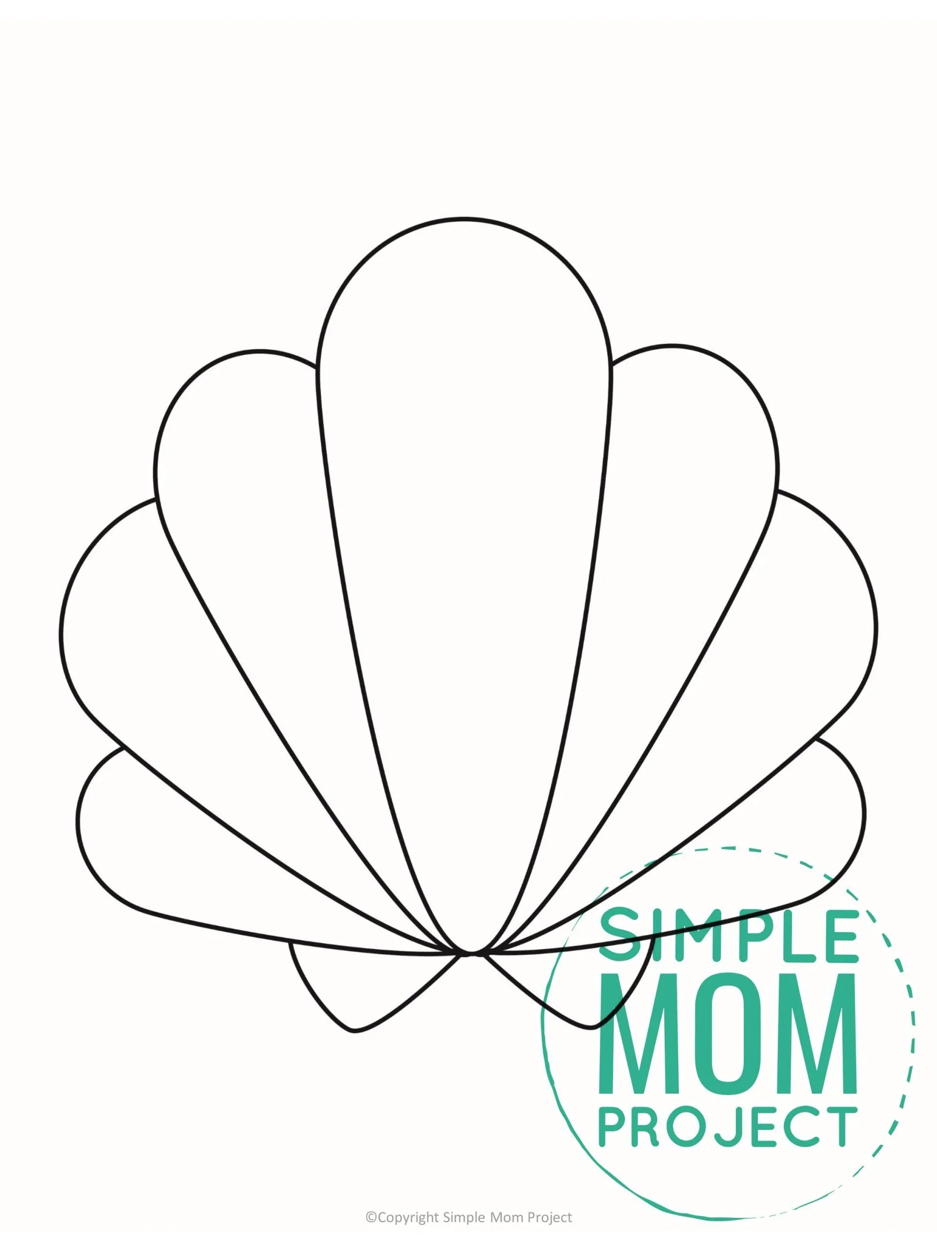 free printable shell