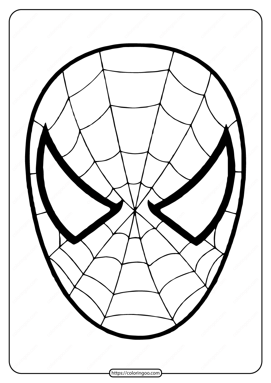 printable colouring sheets spider man