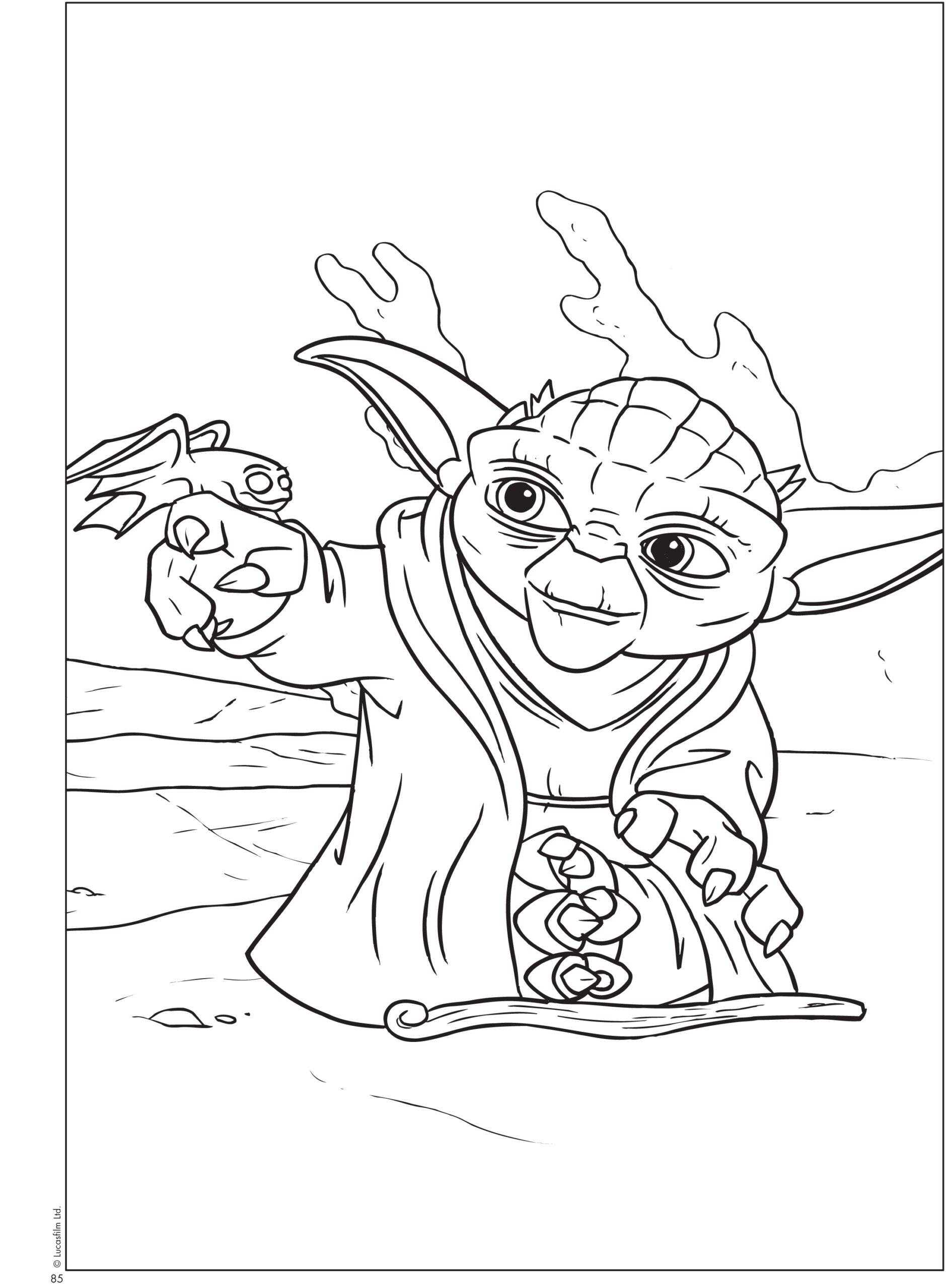 printable star wars coloring sheet