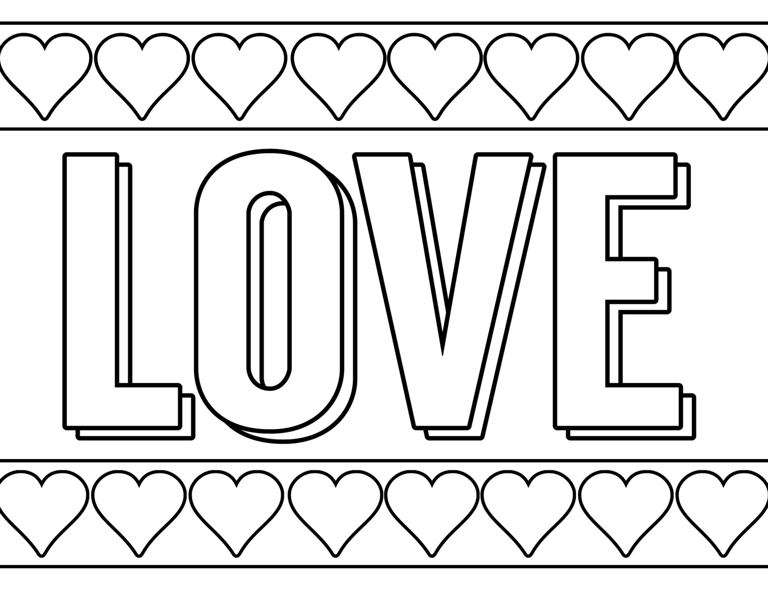 valentine coloring pages free printable