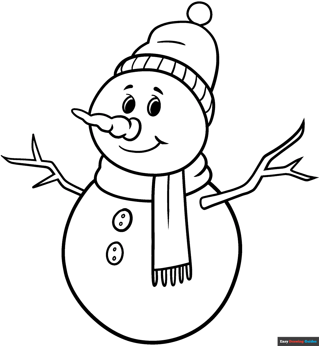printable winter scene coloring pages