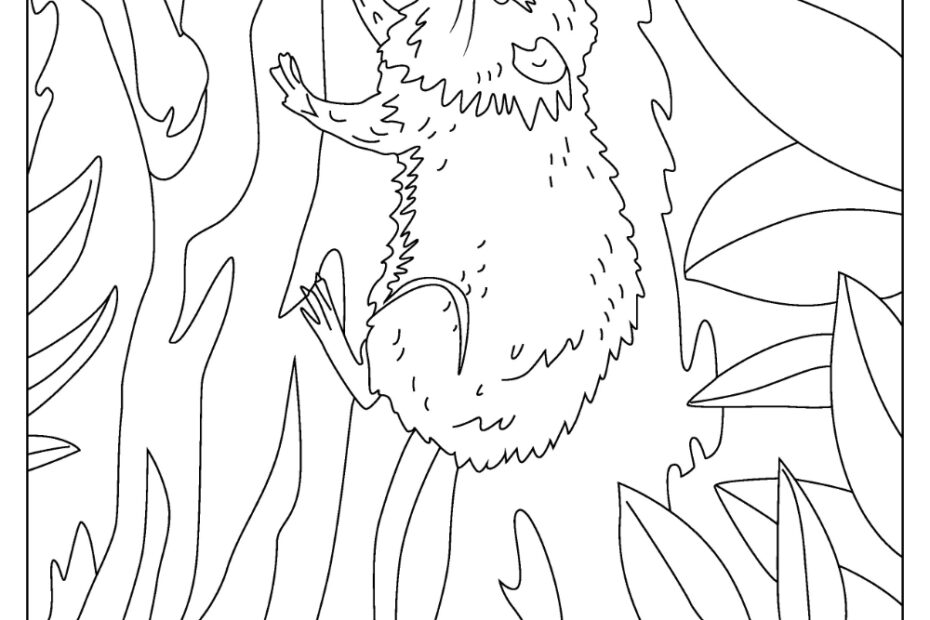 Free RAT Coloring Pages For Download Printable PDF