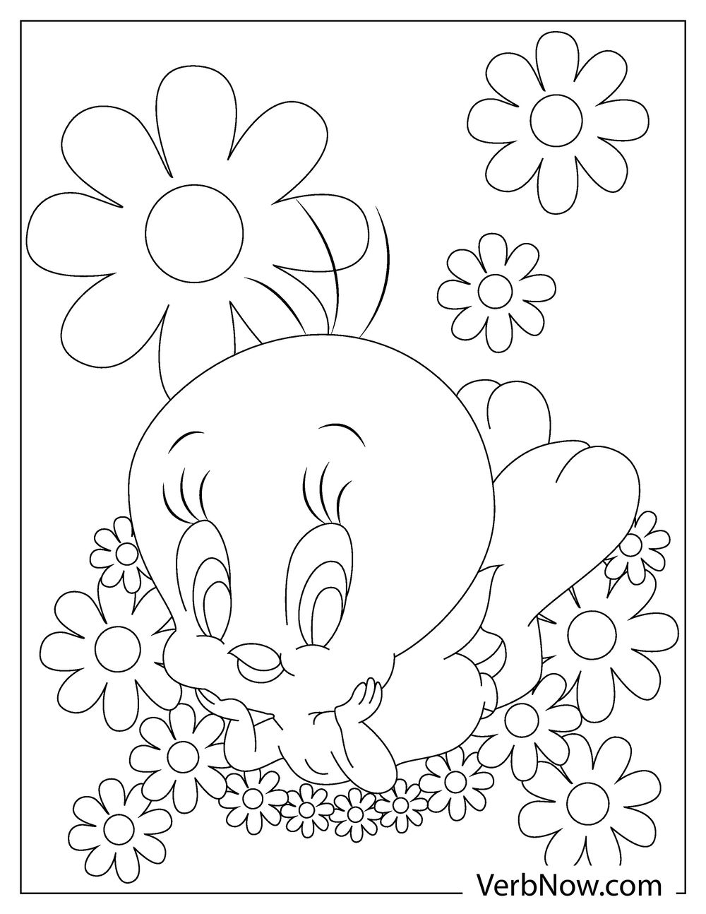 Free TWEETY BIRD Coloring Pages For Download Printable PDF 
