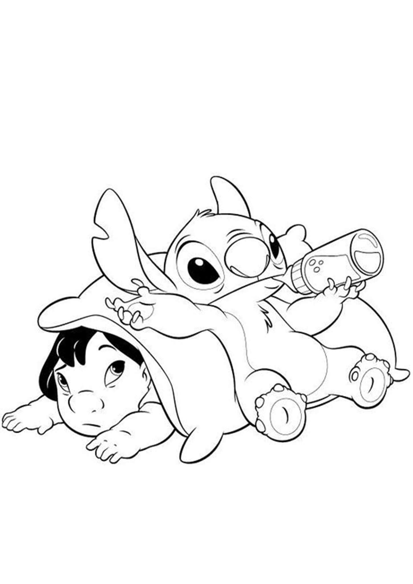 Free U0026 Easy To Print Stitch Coloring Pages Tulamama