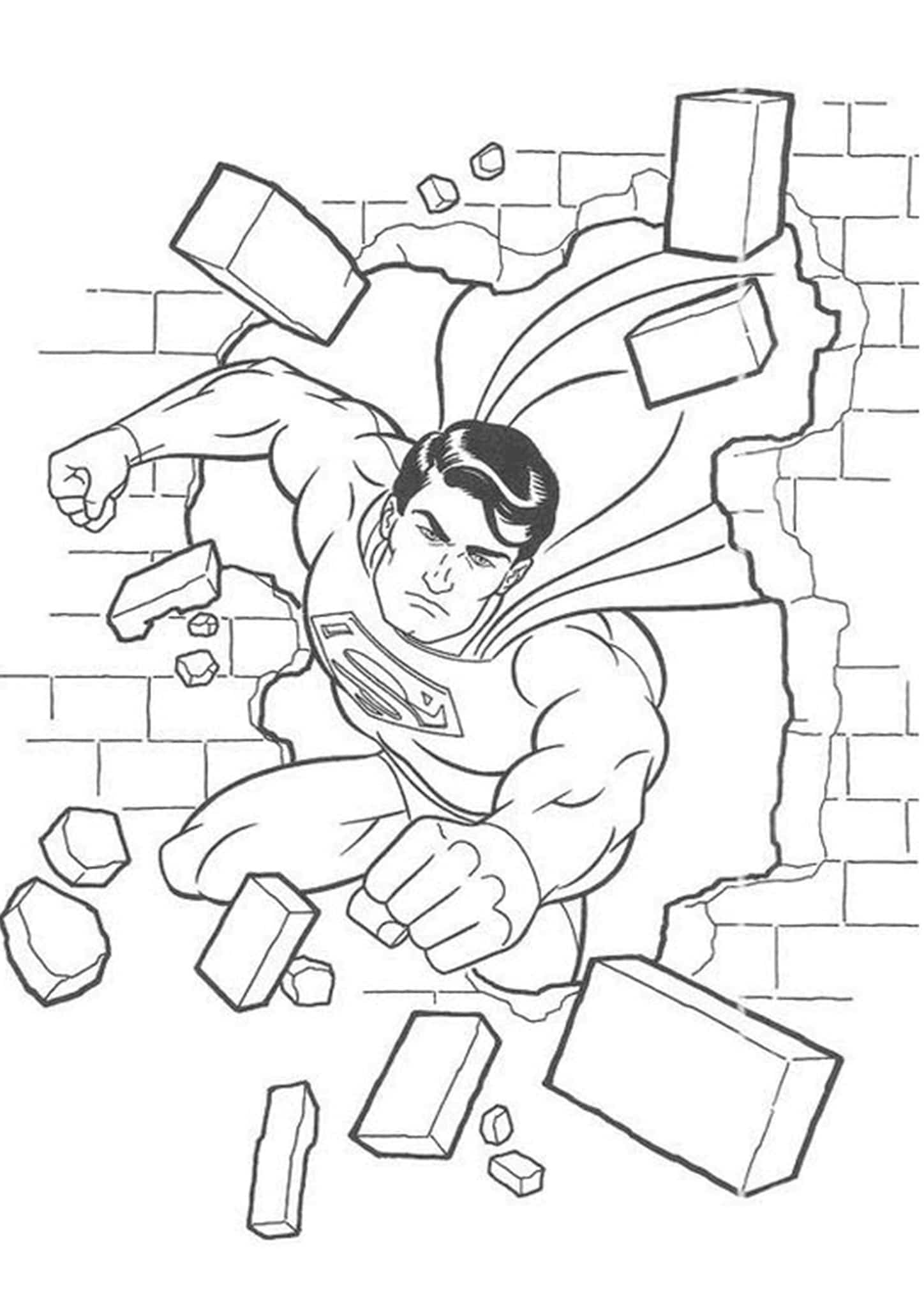 Free U0026 Easy To Print Superman Coloring Pages Tulamama