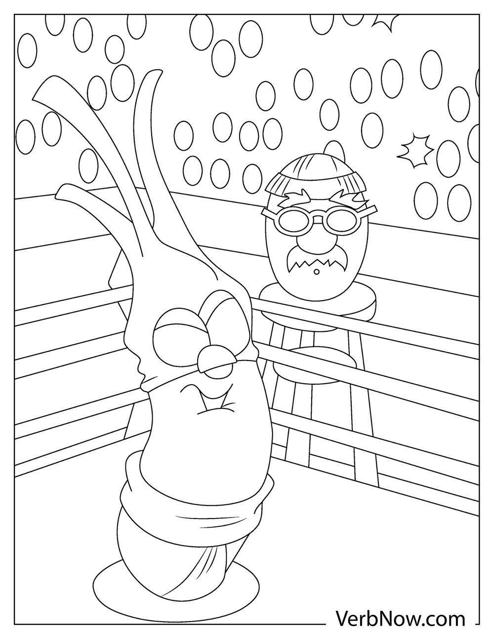 Free VEGGIETALES Coloring Pages For Download Printable PDF 