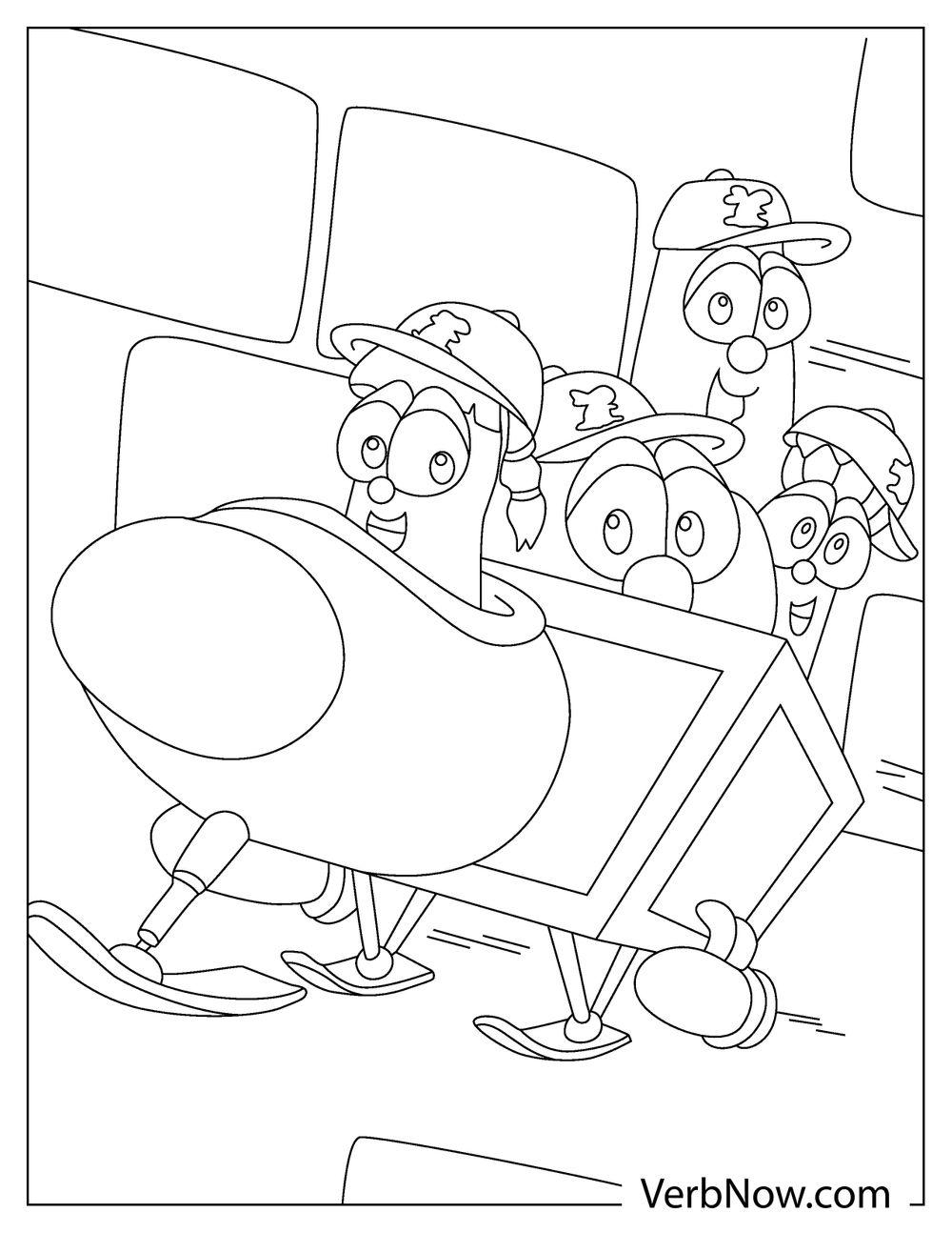 veggie tales pictures to print
