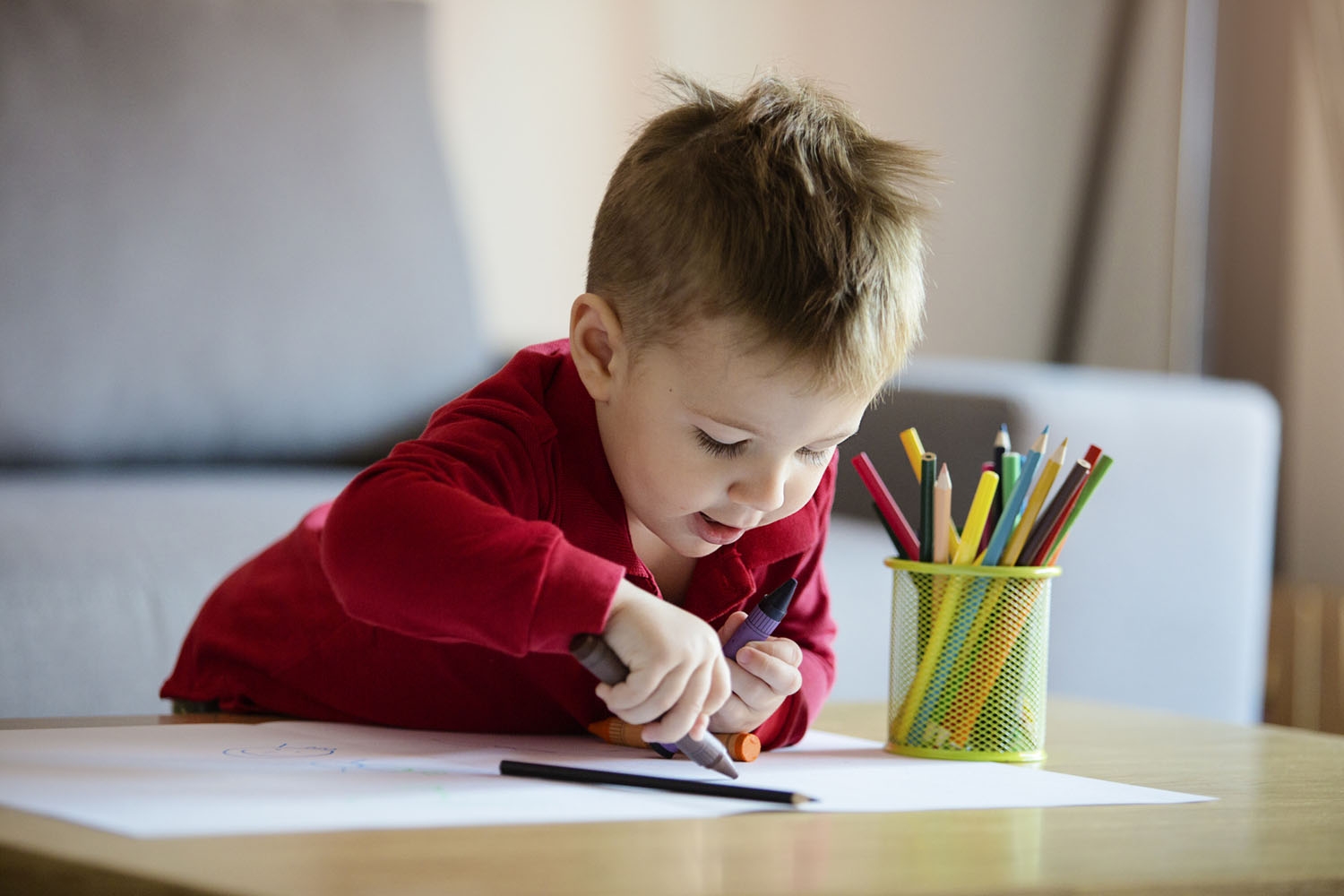 children drawing