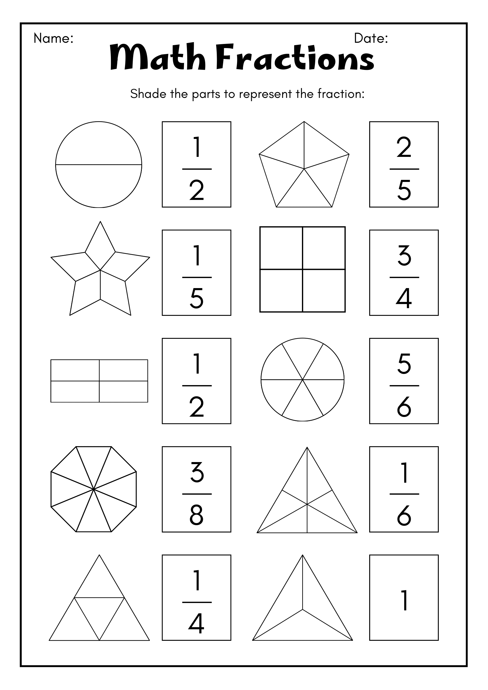 worksheets math