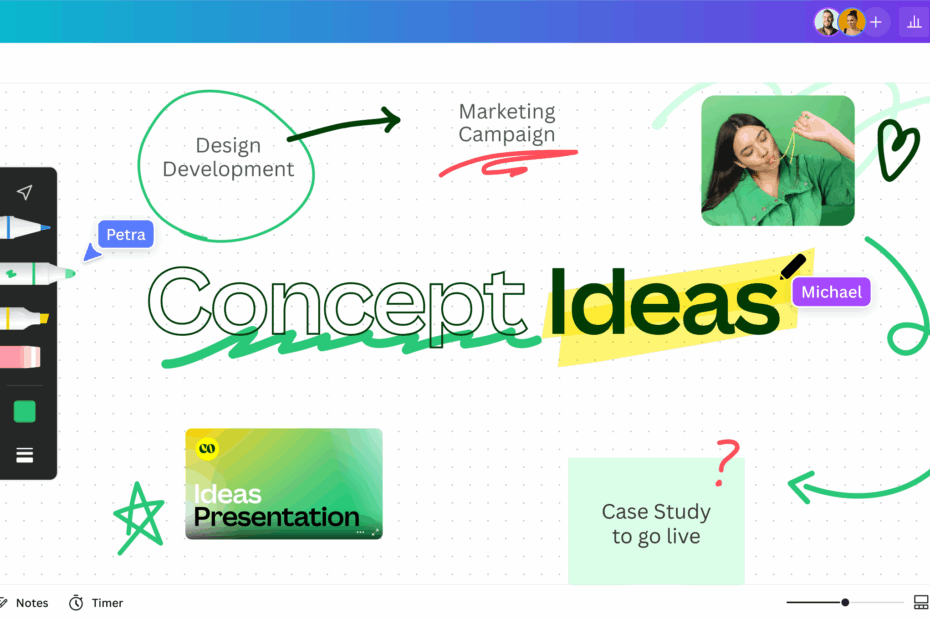 Gambar Alat Menggambar Online Gratis Canva