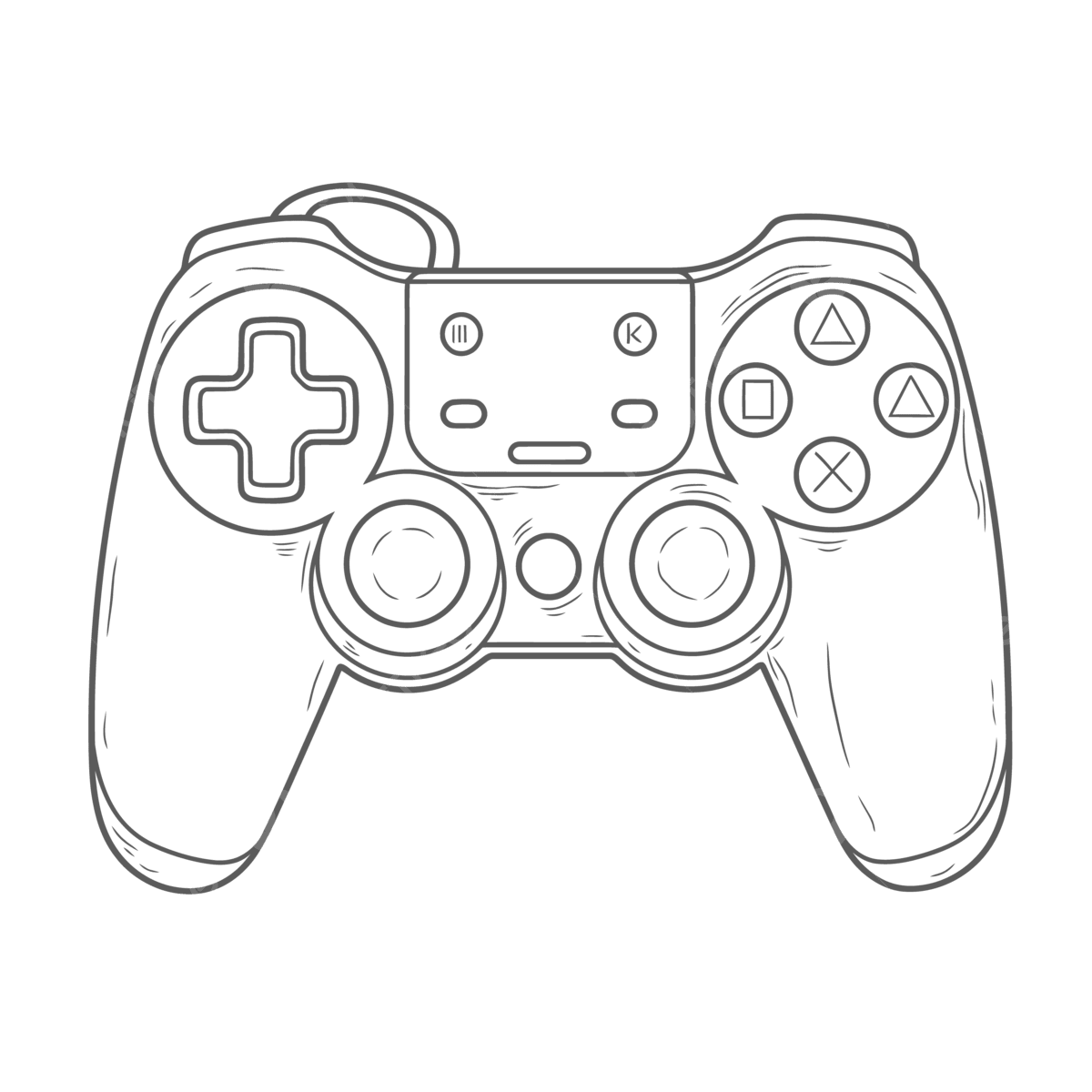 Game Controler Outline PNG Vector PSD And Clipart With Transparent Background For Free Download Pngtree