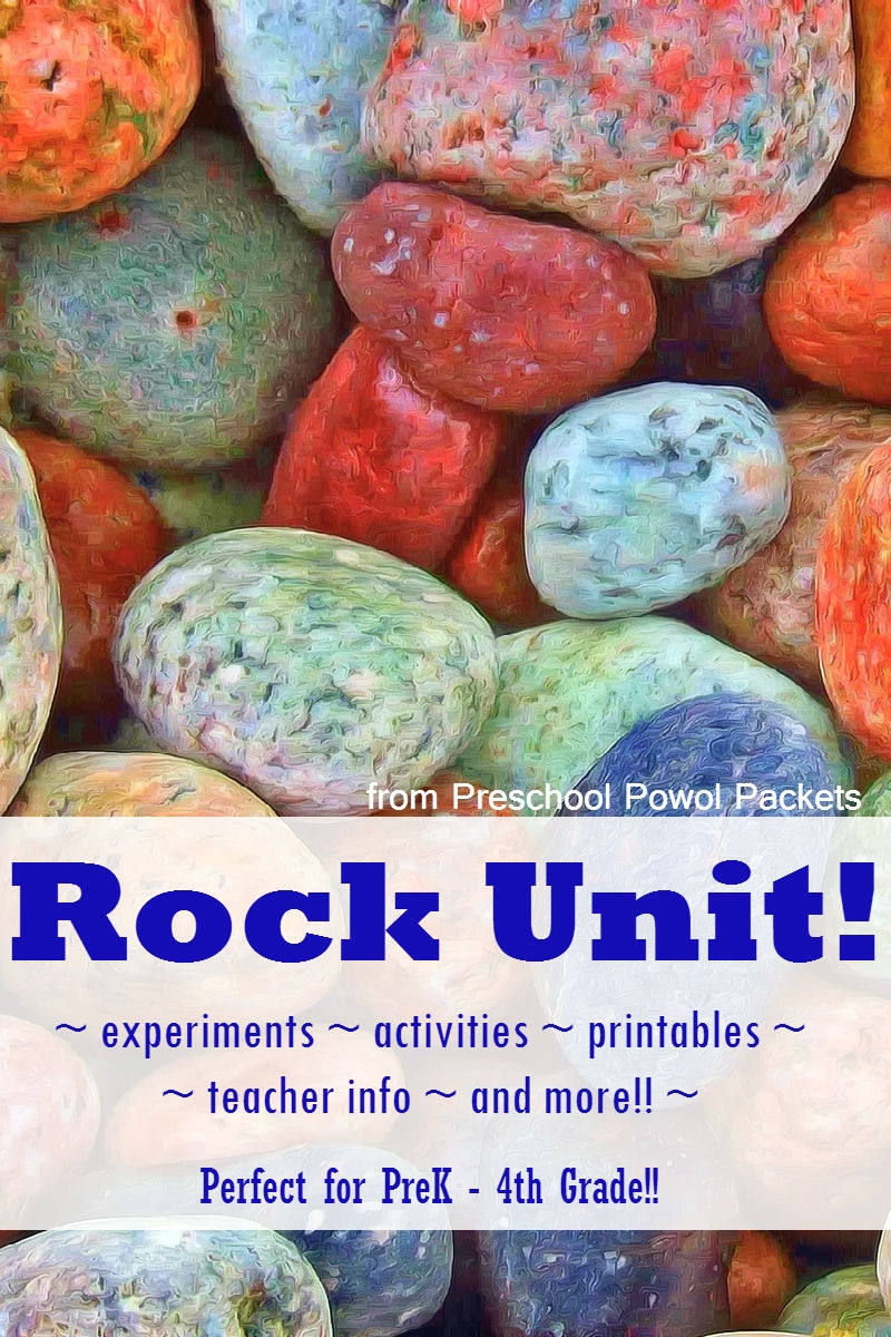 Geology Rocks Unit u0026 FREE Printable Packet Rock Theme