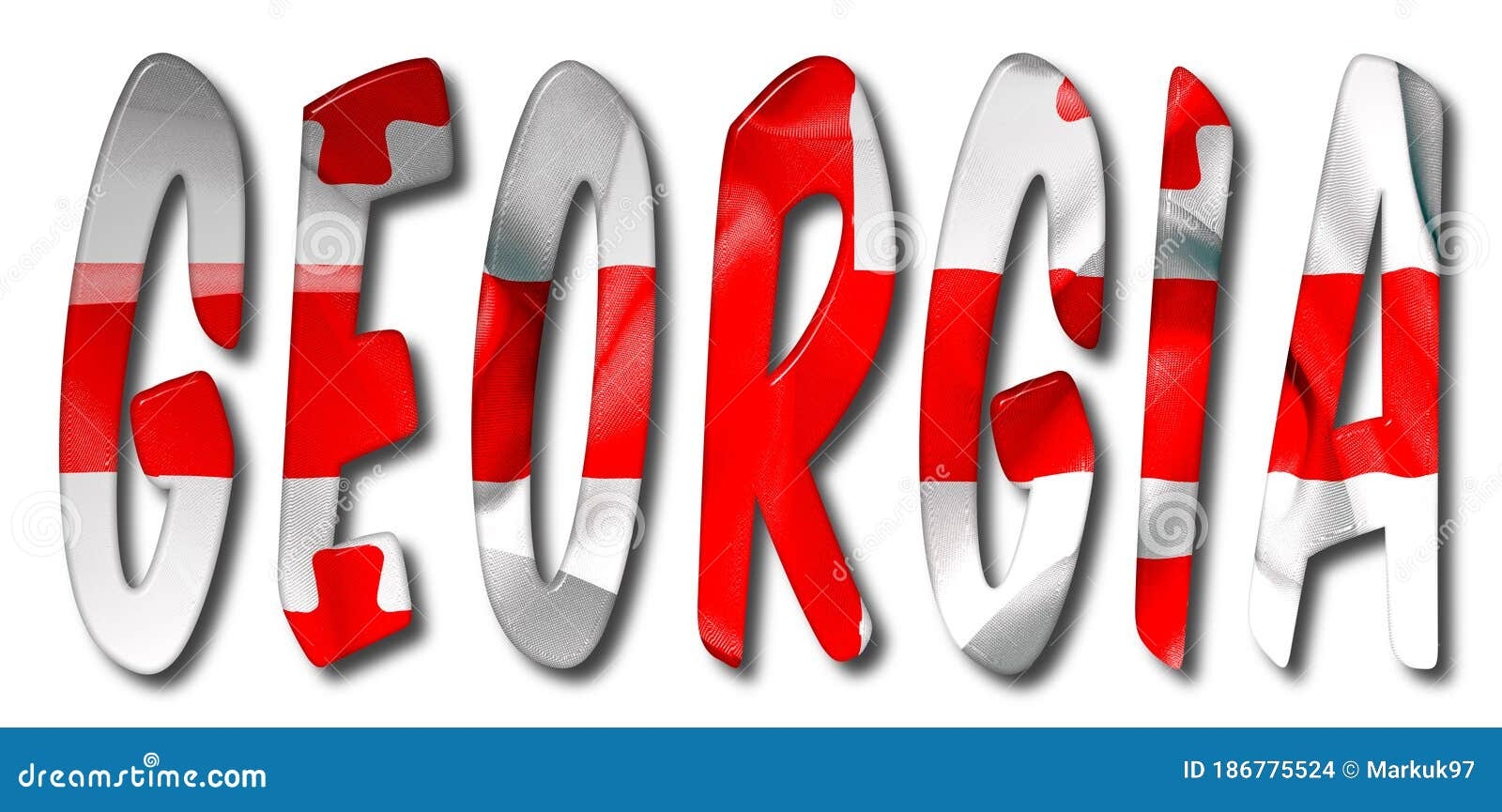 georgia word drawing