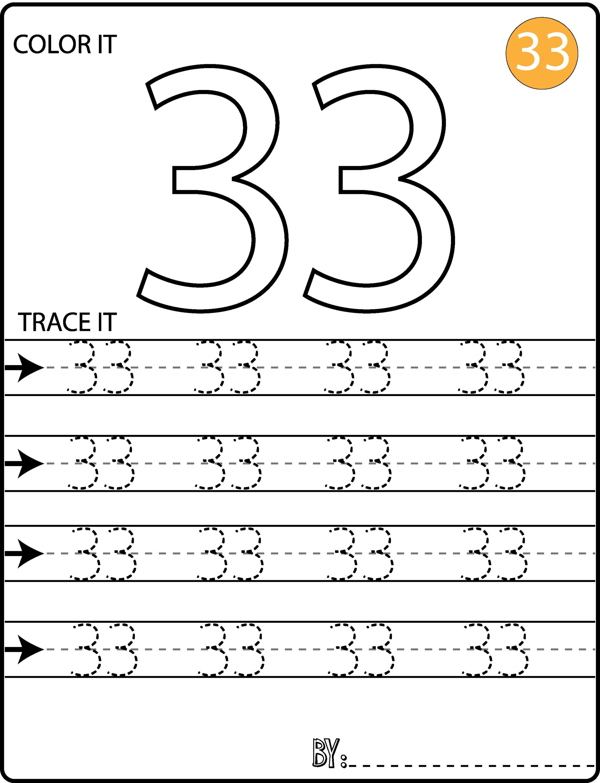 number tracing preschool