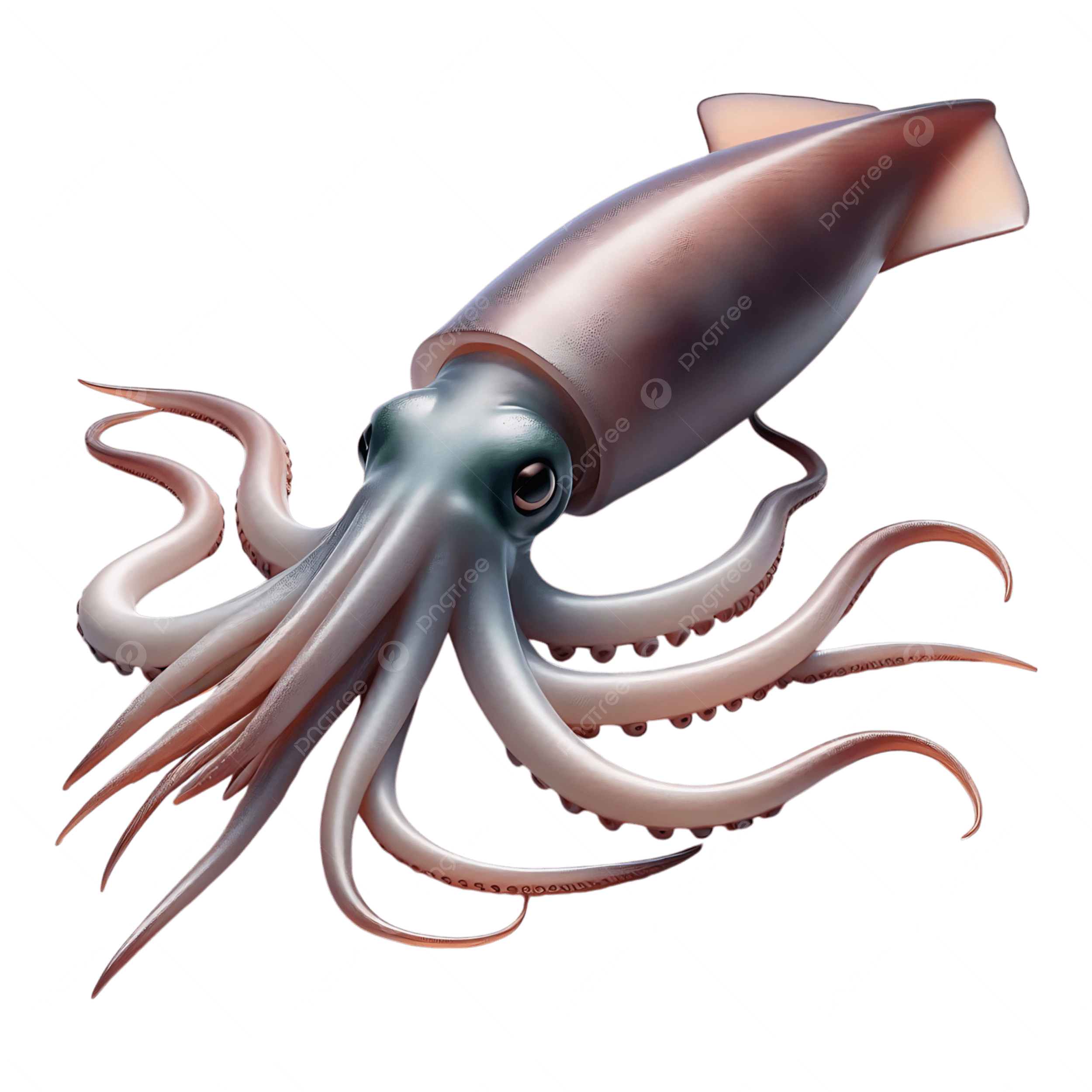 Giant Squid Squid Giant Sea PNG Transparent Image And Clipart For Free Download