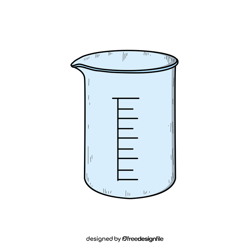 Glass Beaker Drawing Clipart Free Download
