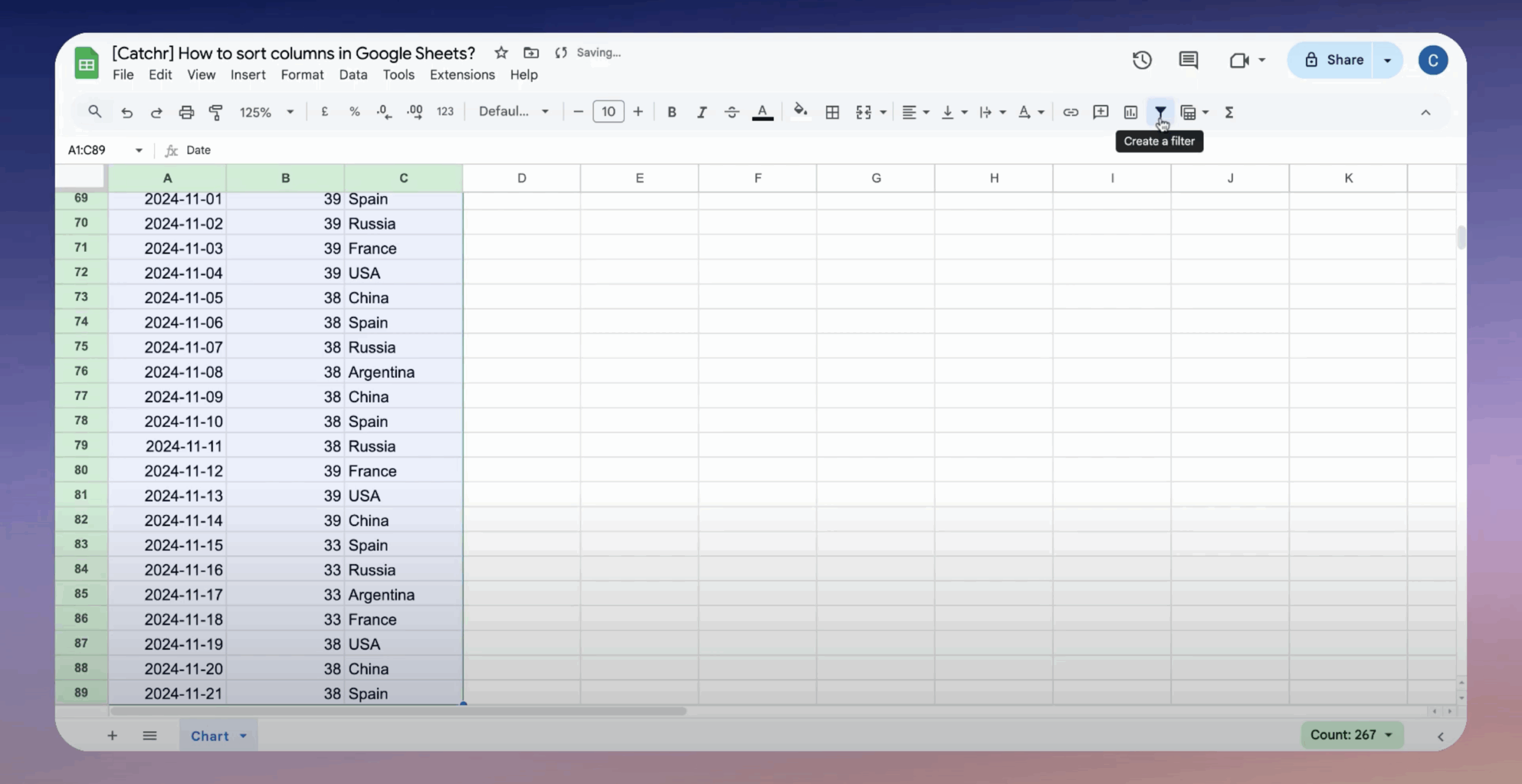 Google Sheets How To Sort Columns Easily